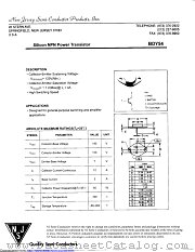 BDY54 datasheet pdf New Jersey Semiconductor