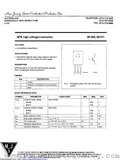 BF471 datasheet pdf New Jersey Semiconductor