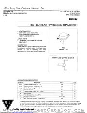 BUR52 datasheet pdf New Jersey Semiconductor