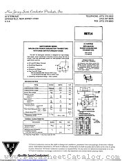 BUT14 datasheet pdf New Jersey Semiconductor