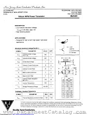 BUV41 datasheet pdf New Jersey Semiconductor