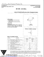 BUX98A datasheet pdf New Jersey Semiconductor