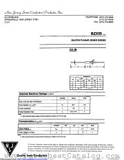 BZX55C10V datasheet pdf New Jersey Semiconductor