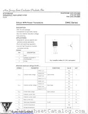 D44C4 datasheet pdf New Jersey Semiconductor