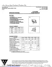 IRF3521 datasheet pdf New Jersey Semiconductor