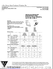 IRF430R datasheet pdf New Jersey Semiconductor