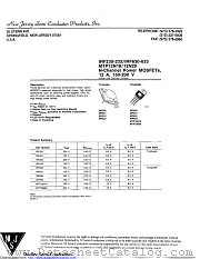 IRF631 datasheet pdf New Jersey Semiconductor
