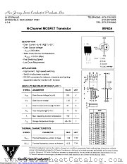 IRF634 datasheet pdf New Jersey Semiconductor