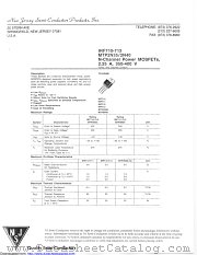 IRF712 datasheet pdf New Jersey Semiconductor