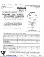 IRFF212 datasheet pdf New Jersey Semiconductor