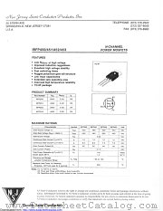 IRFP453 datasheet pdf New Jersey Semiconductor