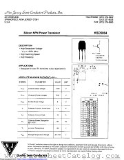KSD5064 datasheet pdf New Jersey Semiconductor
