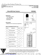 KSD5066 datasheet pdf New Jersey Semiconductor