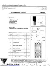 KSD5080 datasheet pdf New Jersey Semiconductor