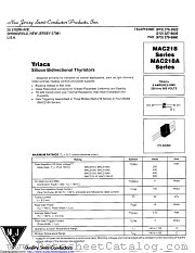 MAC218-10 datasheet pdf New Jersey Semiconductor