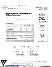 MJ3000 datasheet pdf New Jersey Semiconductor