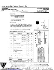 MJE13071 datasheet pdf New Jersey Semiconductor