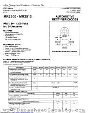 MR2500 datasheet pdf New Jersey Semiconductor