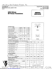 MRF6522-70 datasheet pdf New Jersey Semiconductor