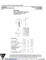 MTP2N80 datasheet pdf New Jersey Semiconductor