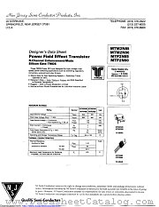 MTP2N85 datasheet pdf New Jersey Semiconductor