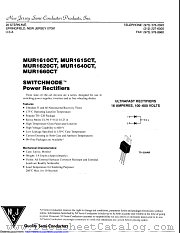 MUR1620AKA datasheet pdf New Jersey Semiconductor