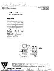 PMD11K100 datasheet pdf New Jersey Semiconductor