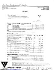 PN4117A datasheet pdf New Jersey Semiconductor