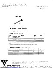 PN4122 datasheet pdf New Jersey Semiconductor