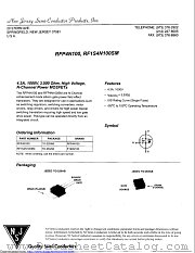 RFP4N100 datasheet pdf New Jersey Semiconductor