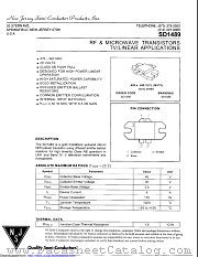 SD1489 datasheet pdf New Jersey Semiconductor