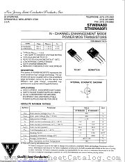 STW8NA80 datasheet pdf New Jersey Semiconductor