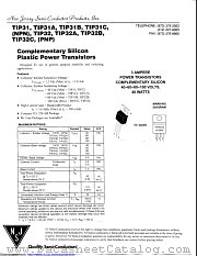 TIP318 datasheet pdf New Jersey Semiconductor