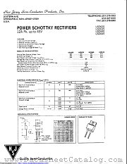 USD635 datasheet pdf New Jersey Semiconductor