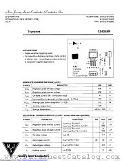 X0405MF datasheet pdf New Jersey Semiconductor