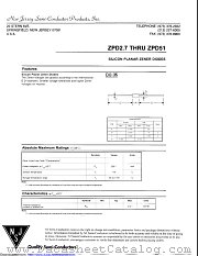 ZPD7V5 datasheet pdf New Jersey Semiconductor