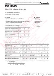 2SA1790G datasheet pdf Panasonic