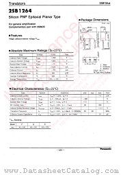 2SB1264 datasheet pdf Panasonic