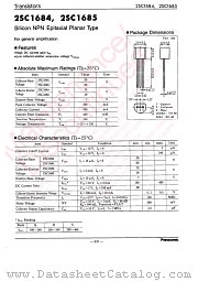 2SC1684 datasheet pdf Panasonic