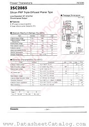 2SC2085 datasheet pdf Panasonic
