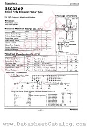 2SC3369 datasheet pdf Panasonic