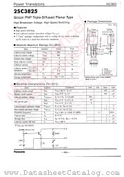 2SC3825 datasheet pdf Panasonic