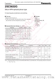 2SC5632G datasheet pdf Panasonic