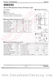 2SD2135 datasheet pdf Panasonic