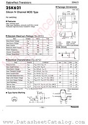 2SK0621 datasheet pdf Panasonic
