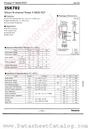 2SK0782 datasheet pdf Panasonic