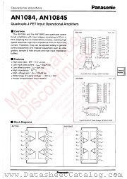 AN1084S datasheet pdf Panasonic