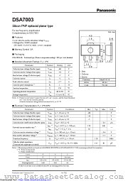 DSA7003 datasheet pdf Panasonic