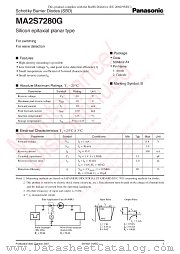 MA2S7280G datasheet pdf Panasonic
