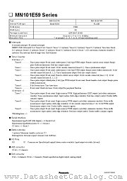 MN101E59R datasheet pdf Panasonic